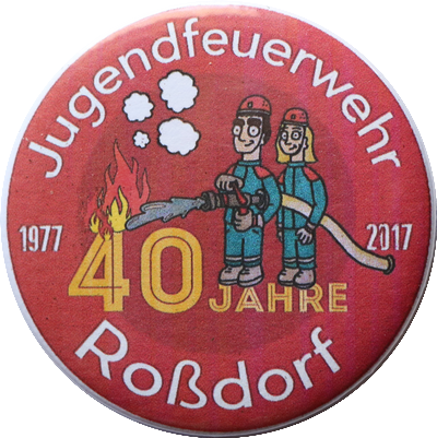 Button 40 Jahre JF Rodorf